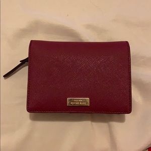 Kate Spade Burgundy Small Wallet